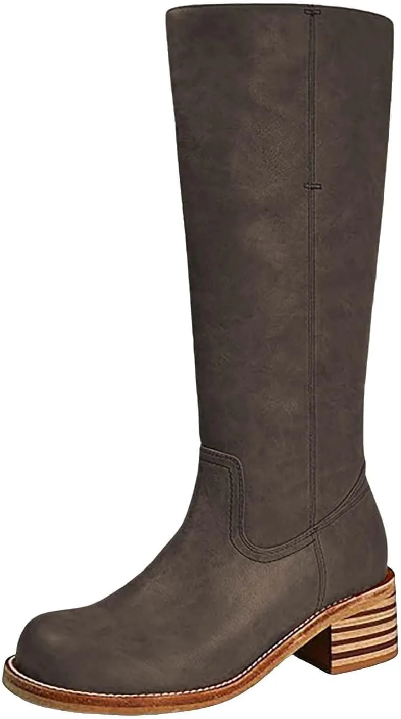 Long Boots for Women Wide Calf over Knee High Boots High Heeled Long Boots Womens Boots Size 5 Wide Calf