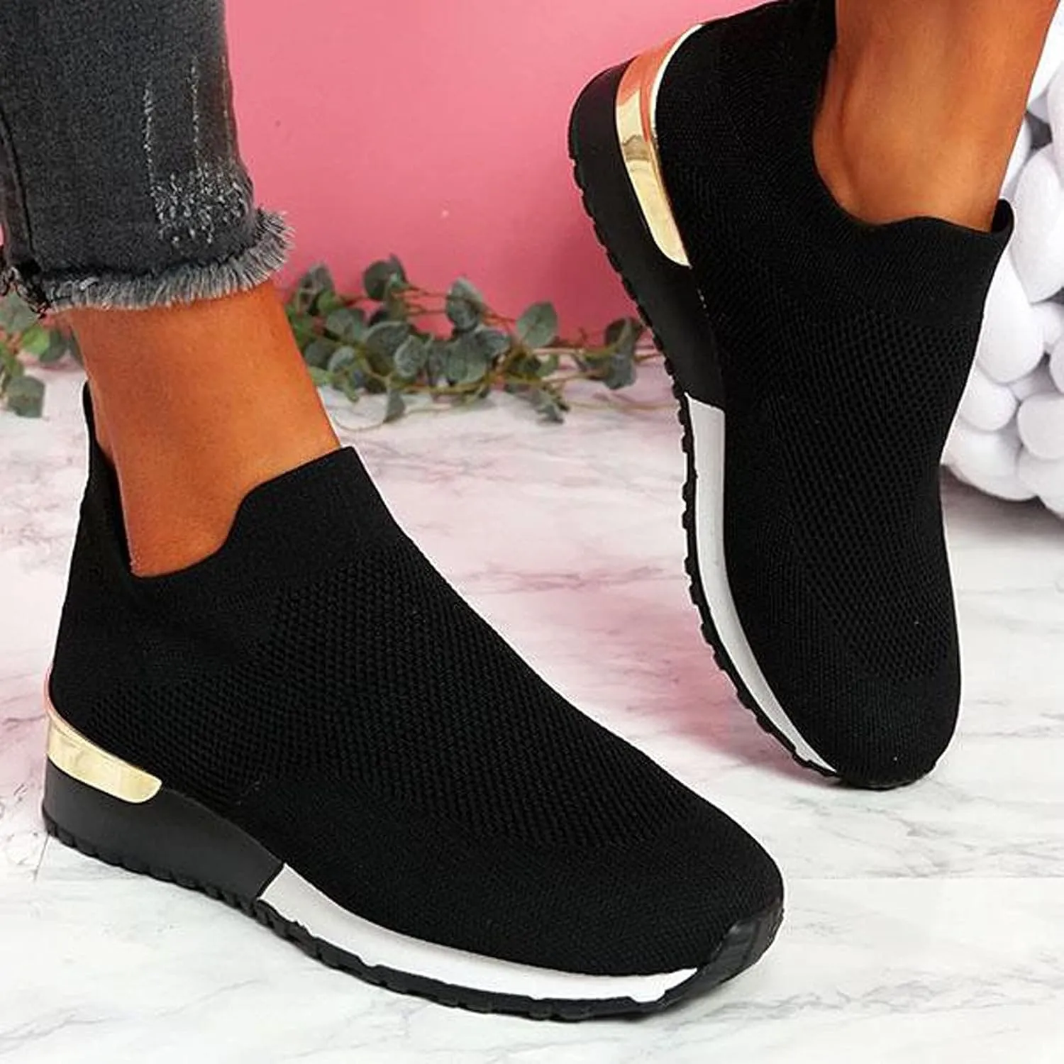 Low-Top Slip Ons Women's Fashion Sneakers Casual Mens Tennis Shoes Food Service Dressy Casual Shoes White Platform Sneakers Brown Tennis Shoe White Loafers