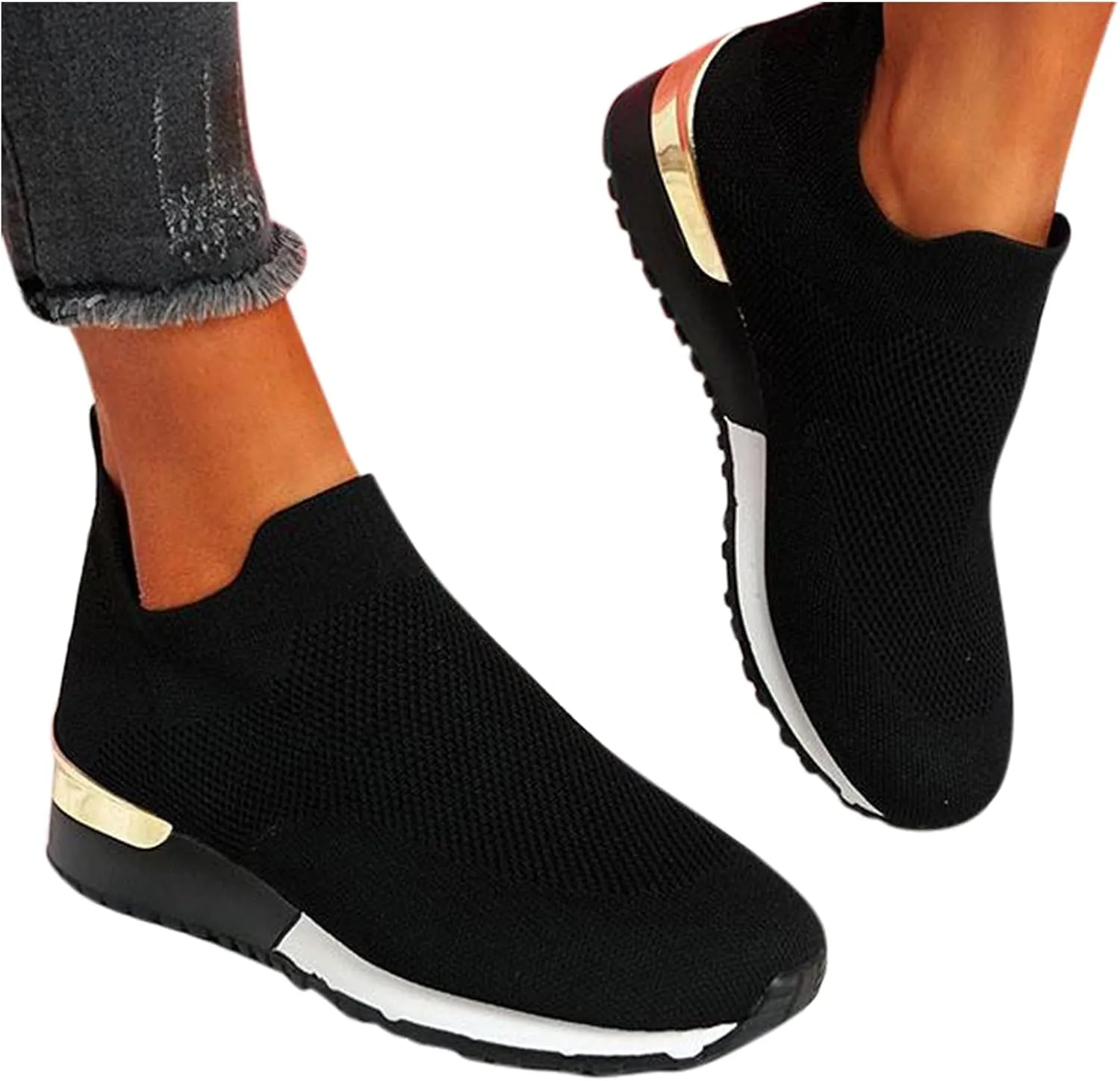 Low-Top Slip Ons Women's Fashion Sneakers Casual Mens Tennis Shoes Food Service Dressy Casual Shoes White Platform Sneakers Brown Tennis Shoe White Loafers