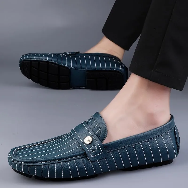 Men's Business Classic Formal Oxfords Shoes Mens Wedding Derby Shoes Slip-on Loafers for Men