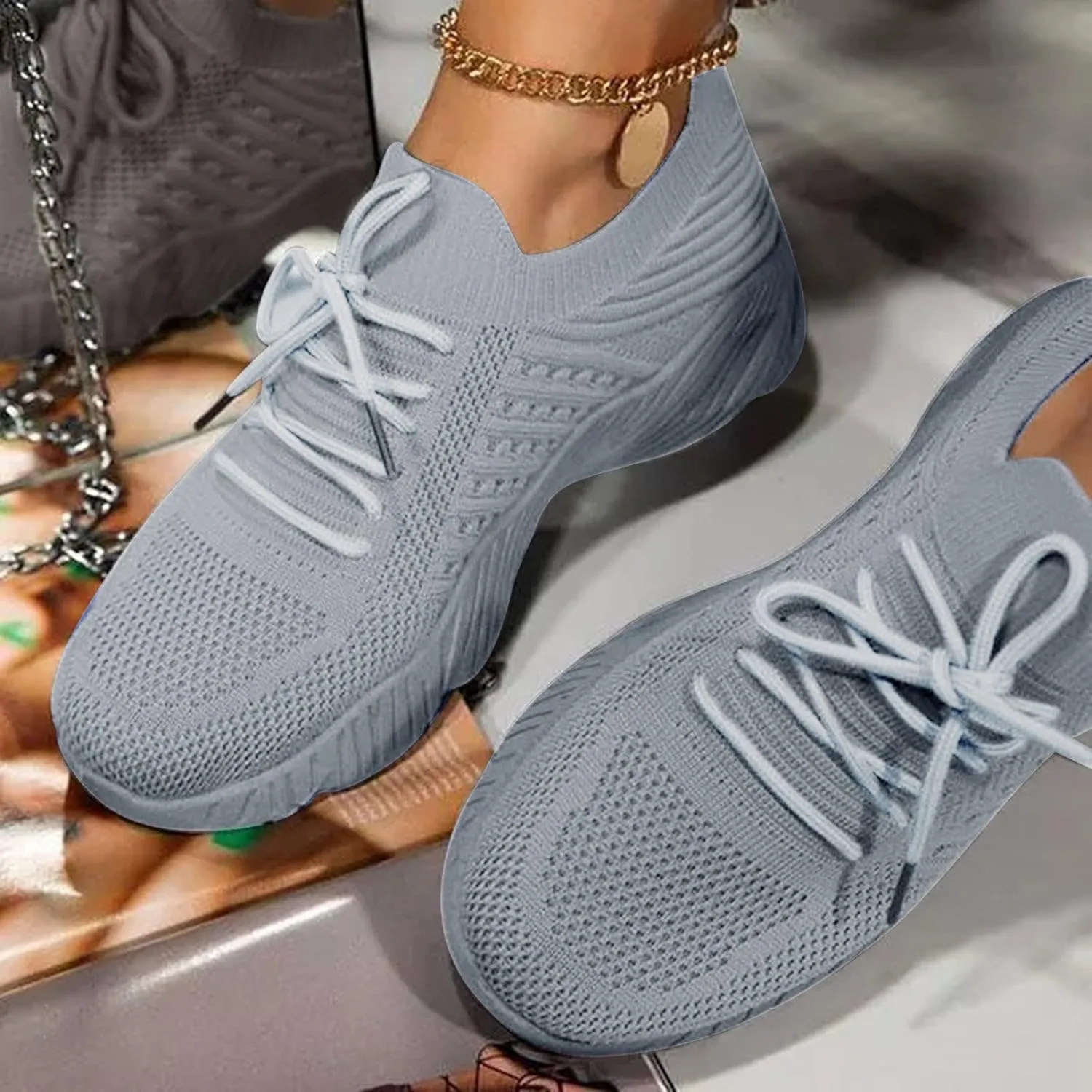 Men's Casual Dress Shoes Comfort Walking Shoes Mesh Tennis Shoes Men Walking Brown Casual Shoes Women Shoes Sneakers Brown Tennis Shoe Cross Trainer Shoe