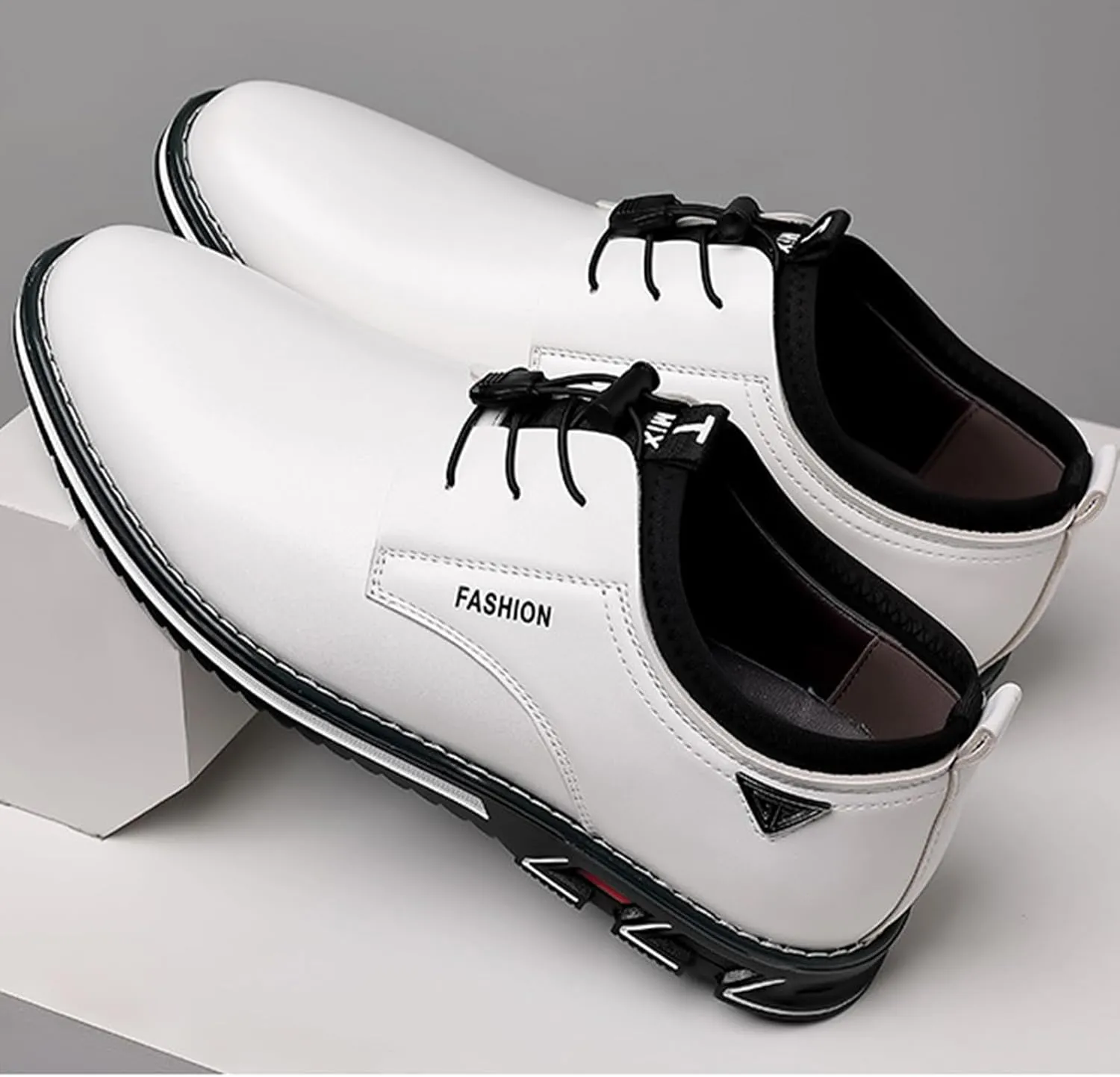 Mens Casual Shoes Flat Lace-up Wedding Dress Shoes Business Office Comfort Loafers Fashion Walking Driving Sneakers