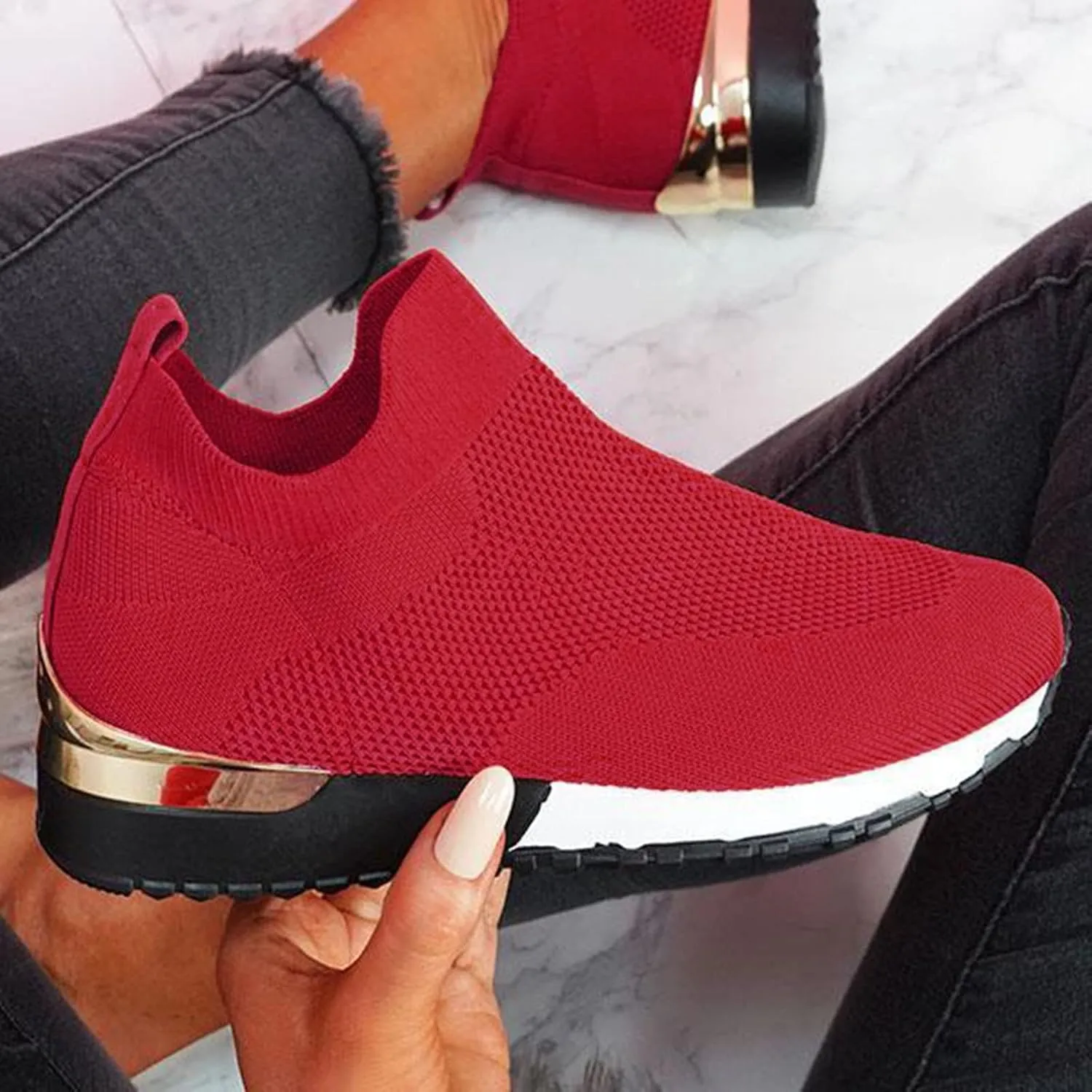 Mens Casual Shoes Mesh Breathable Casual Black Shoes Women's Fashion Sneakers Running Lightweight Tennis Non Slip High Top Basketball Shoe Casual Loafers