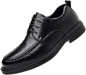 Mens Classic Leather Dress Shoes Casual Business Formal Men Oxford Lace-up Wedding Tuxedo Shoes