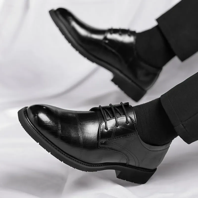 Men's Classic Tuxedo Dress Shoes Patent Leather Business Wedding Oxfords for Mens Comfort Soft Men Derby Shoes