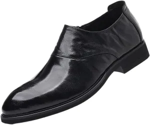 Mens Derby Shoes Modern Business Wingtip Lace Up Dress Shoes Fashion Men’s Dress Oxford Formal Shoes Leather Business Shoes(6.5)