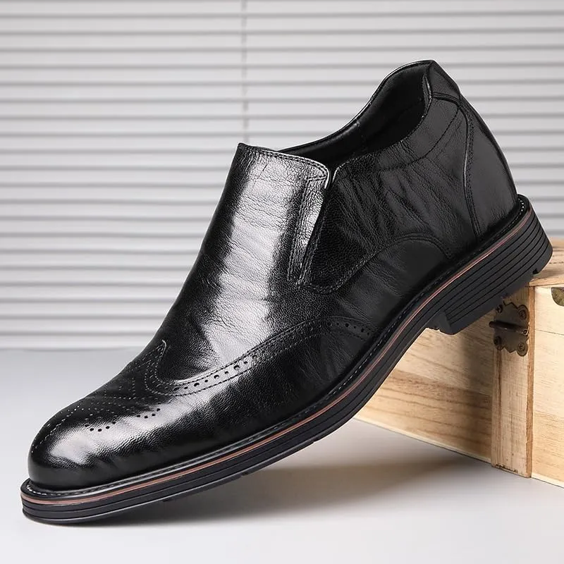 Men’s Dress Shoes Business Casual Slip-Ons Men Oxfords Shoes Wedding Prom Tuxedo Loafers Shoes