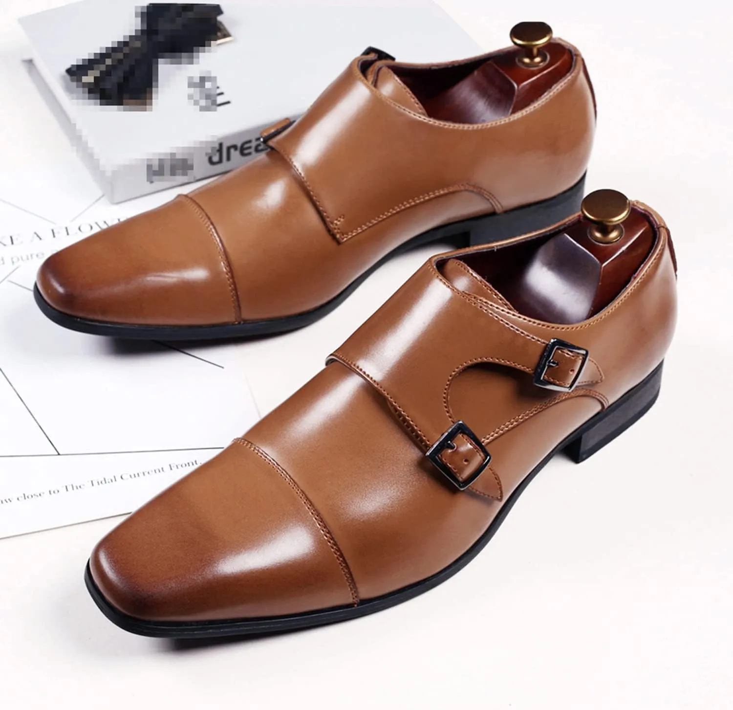 Men's Dress Shoes for Men Formal Classic Oxfords Tuxedo Dress Shoes Modern Formal Business Derby Shoes
