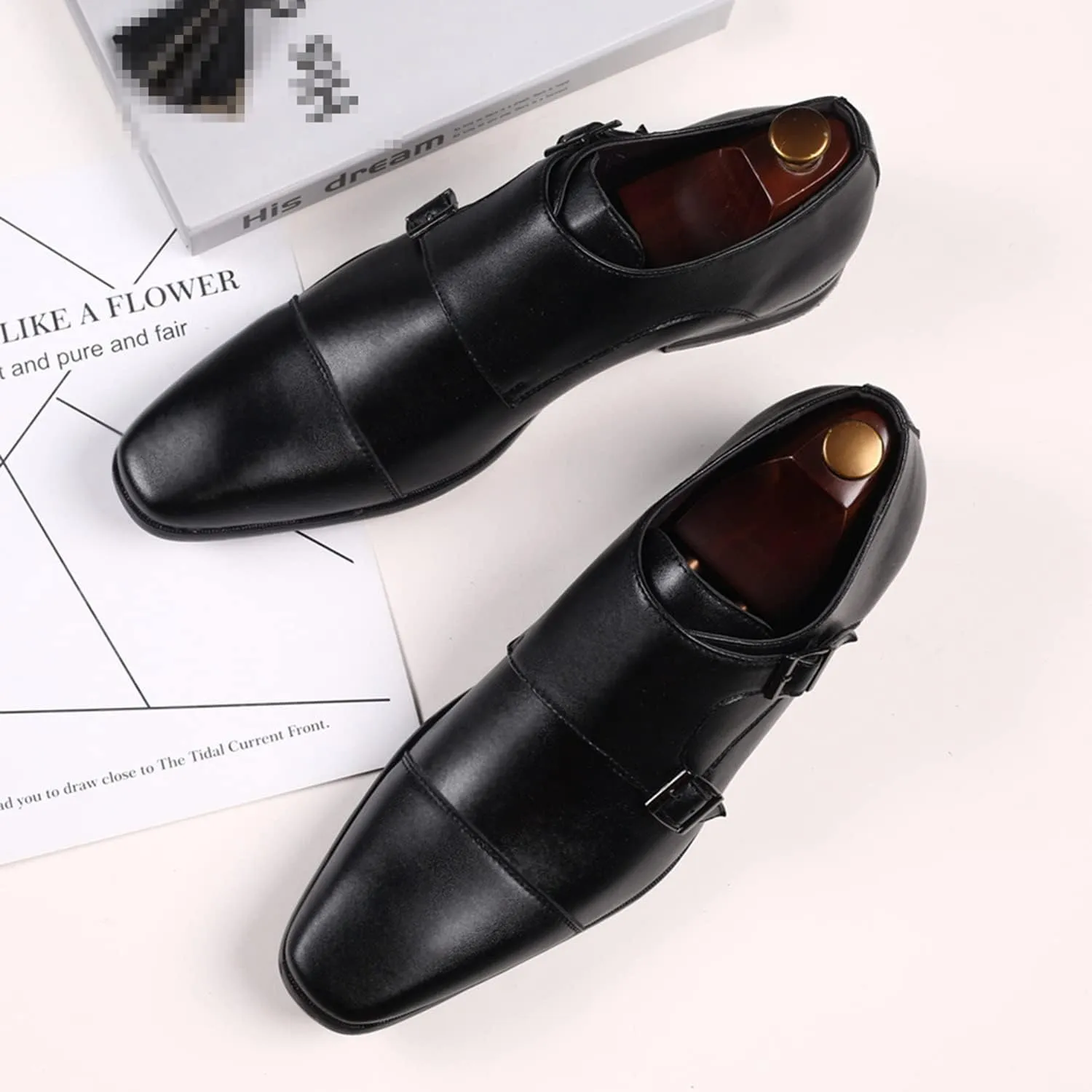 Men's Dress Shoes for Men Formal Classic Oxfords Tuxedo Dress Shoes Modern Formal Business Derby Shoes