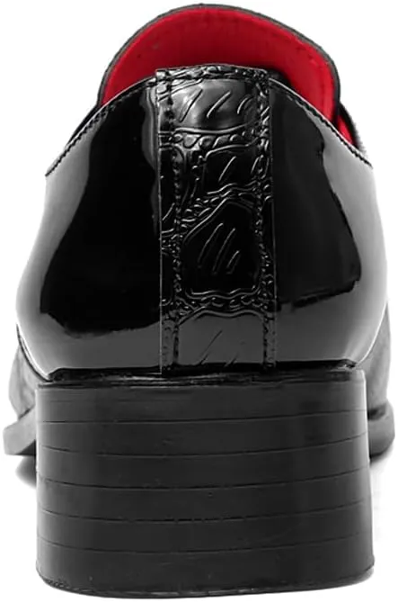 Men's Dress Shoes Formal Business Oxfords Plain Toe Lace Up Derby Shoes