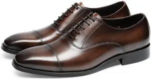 Men's Dress Shoes Men Modern Derby Tuxedo Shoes Classic Formal Business Oxfords Shoes for Men