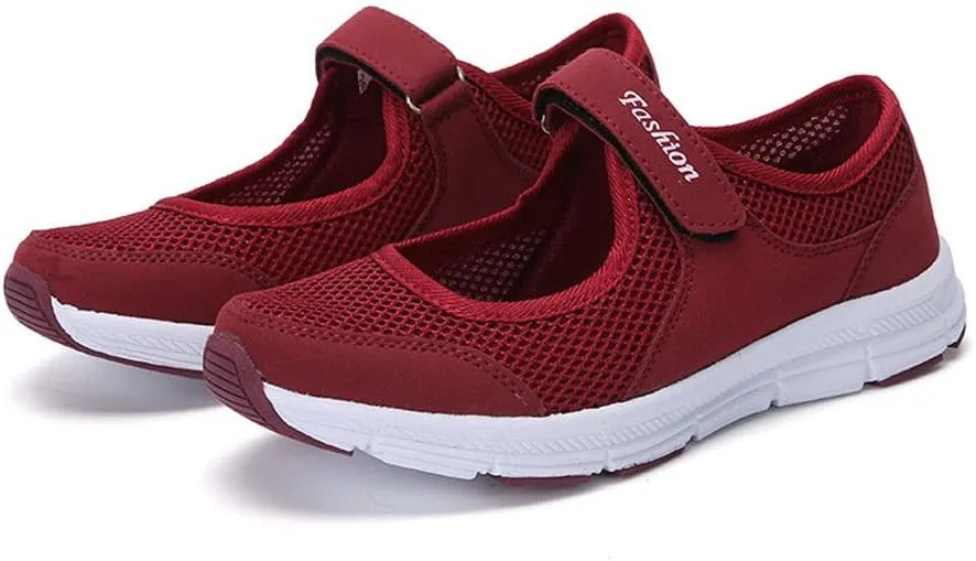 Mens Dress Shoes Mesh Breathable Women's Shoes Casual Women's Fashion Sneakers Women's Slip On Walking Running White Tennis Shoe Casual Loafers