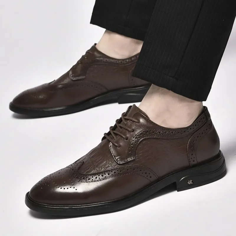 Men's Fashion Dress Shoes Comfort Soft Men Oxford Shoes Modern Wedding Office Work Tuxedo Shoes for Men