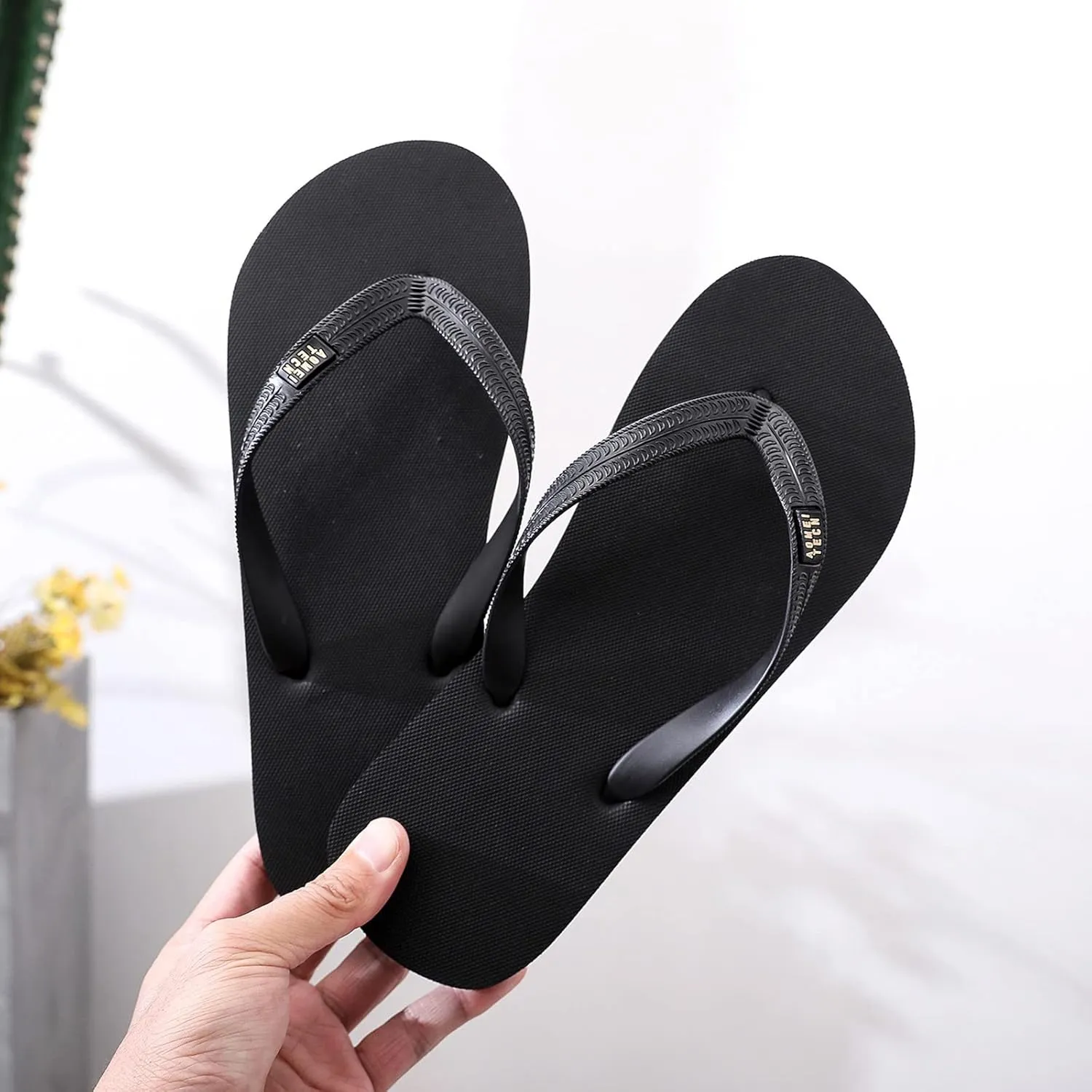 Men's Flip Flop Arch Support Men Shoes Flat Herringbone Slippers Fashion Casual Beach Casual Sandals