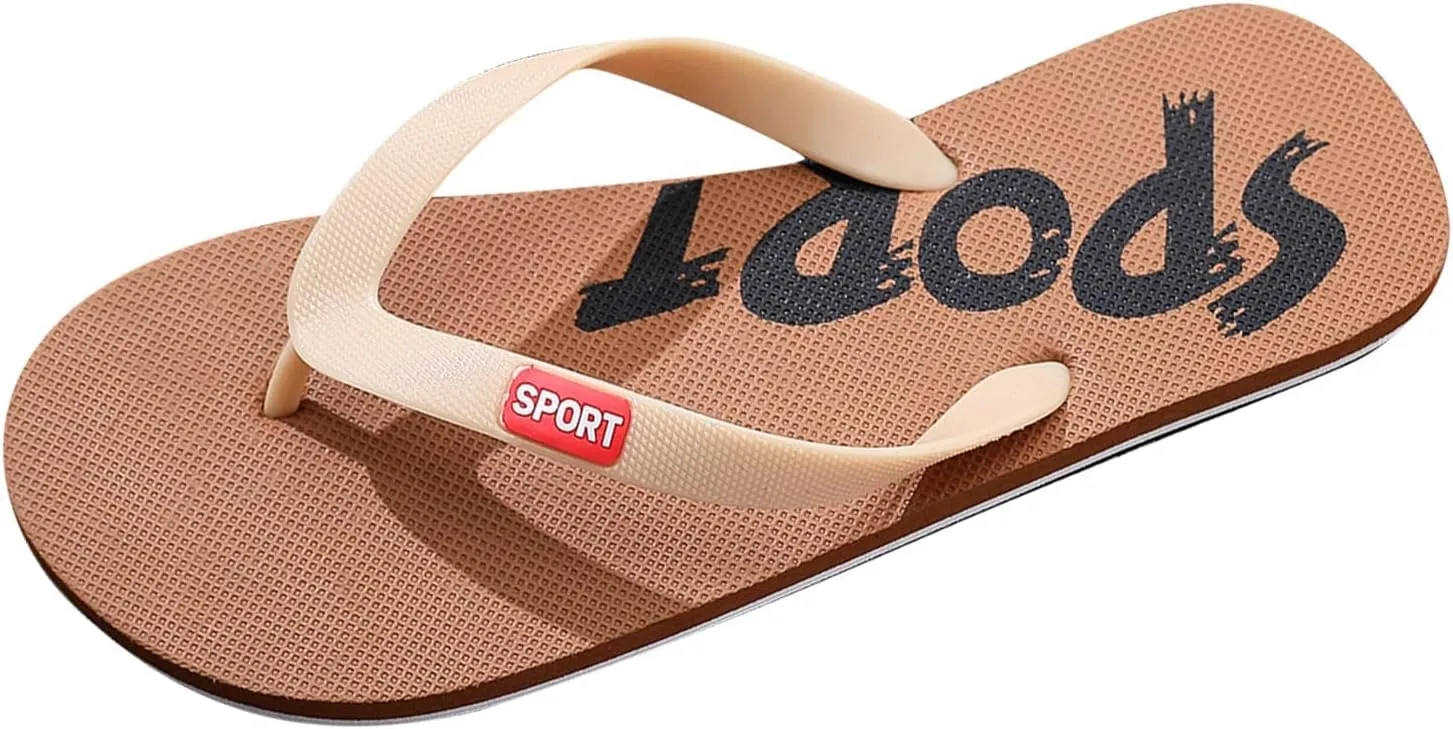 Men's Flip-Flops Men Shoes Flat Herringbone Slippers Fashion Casual Beach Casual Sandals