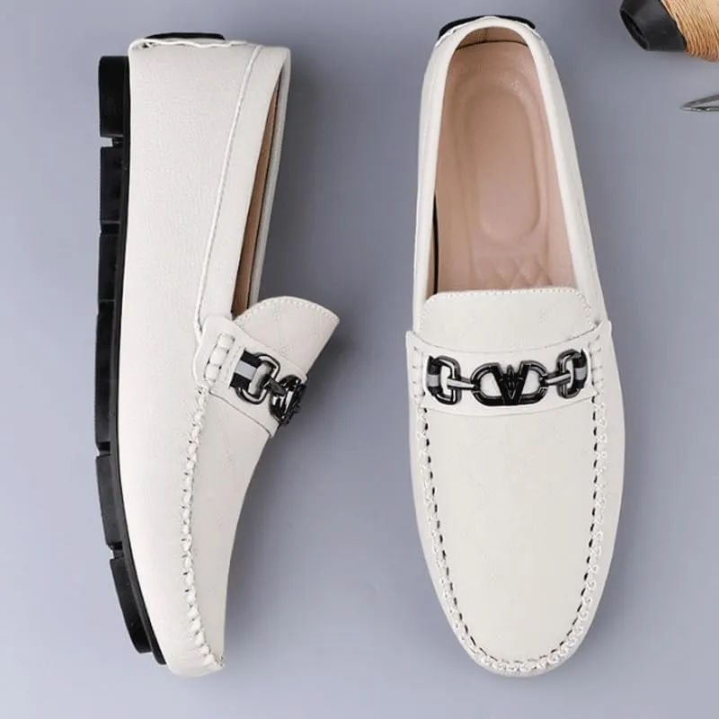 Men's Loafers Slip-On Shoes with Non-Slip Sole Mens Backless Shoes