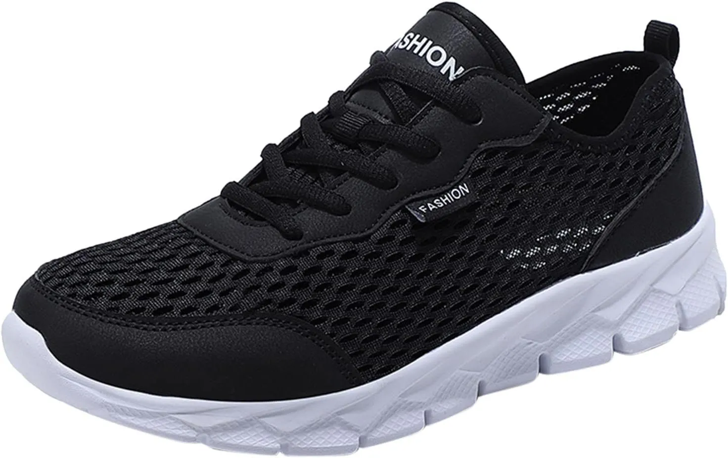 Men's Mesh Sneakers Mens Slip On Sneakers Wide Width Waterproof Shoes for Women Comfortable Dressy Slip on Loafers for Men Black Sneakers for Women