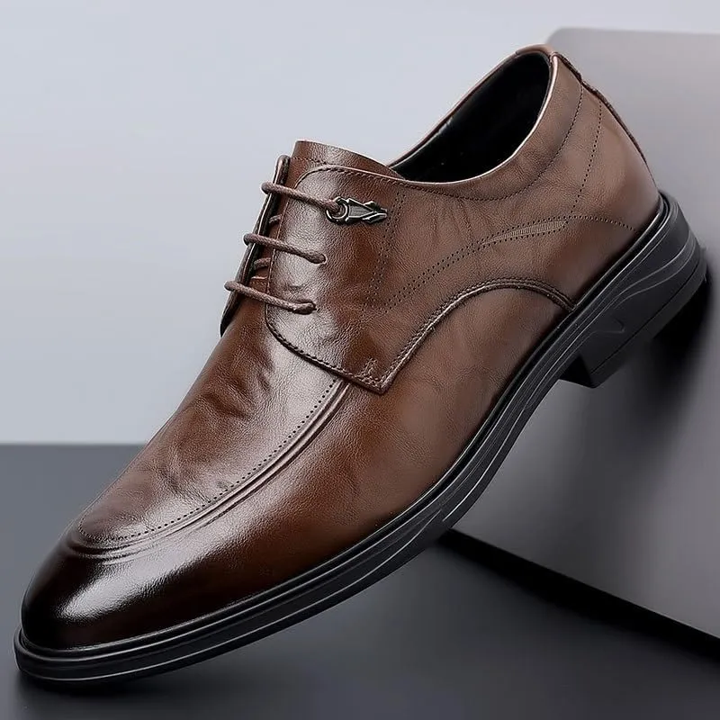 Mens Oxford Men's Luxury Brogue Oxfords Shoes Formal Business Casual Oxford Trendy Plaid Upper Tuxedo Shoes for Men Non Slip Casual Business Work Breathable Formal Shoes Dress Shoes(10)