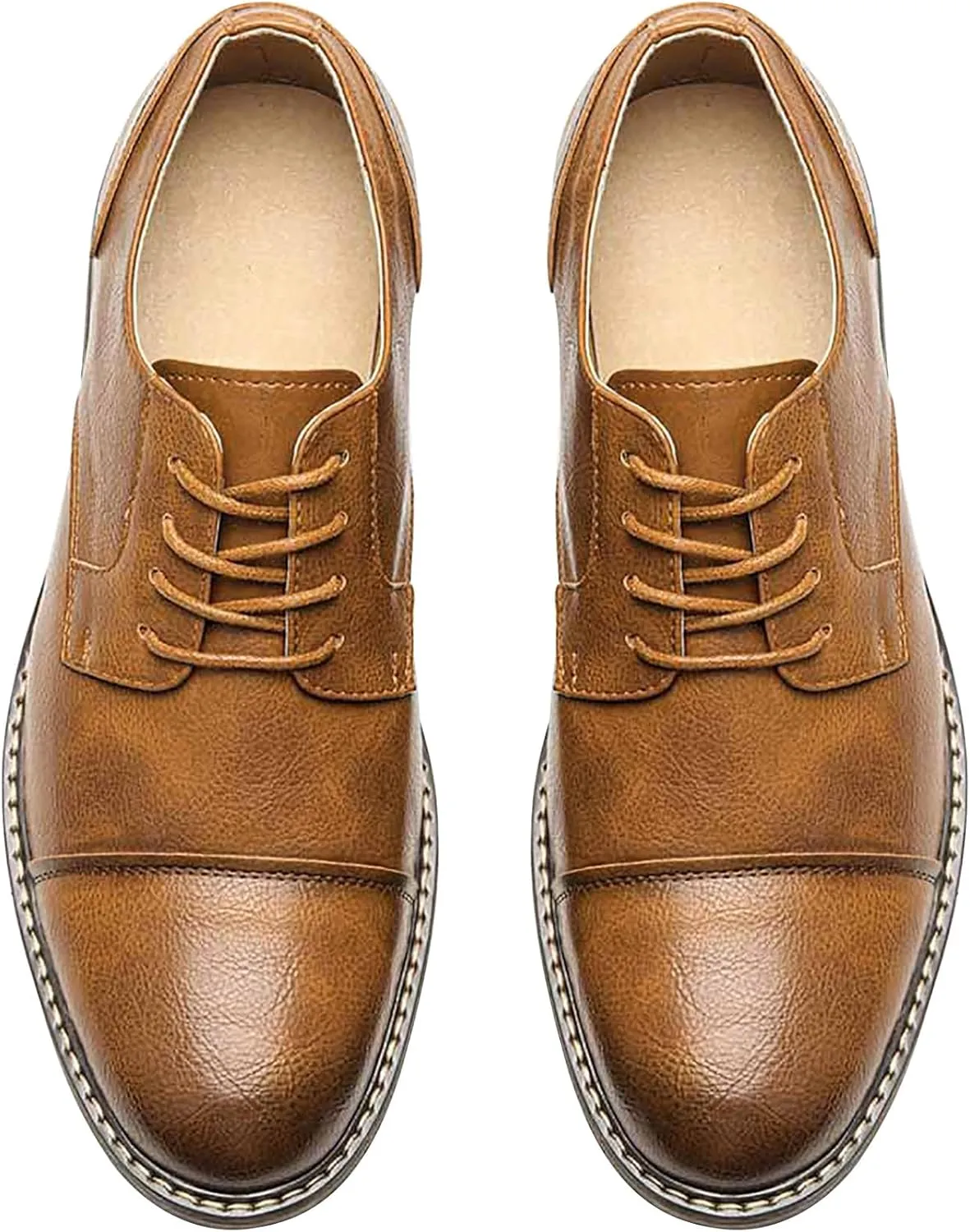 Mens Oxfords Formal Dress Leather Dress Wedding Business Fashion Tuxedo Walking Shoes for Men