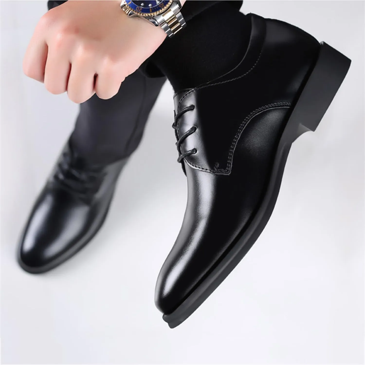 Men's Oxfords Lace Up Casual Dress Shoes Classic Formal Modern Business Derby Shoes for Men