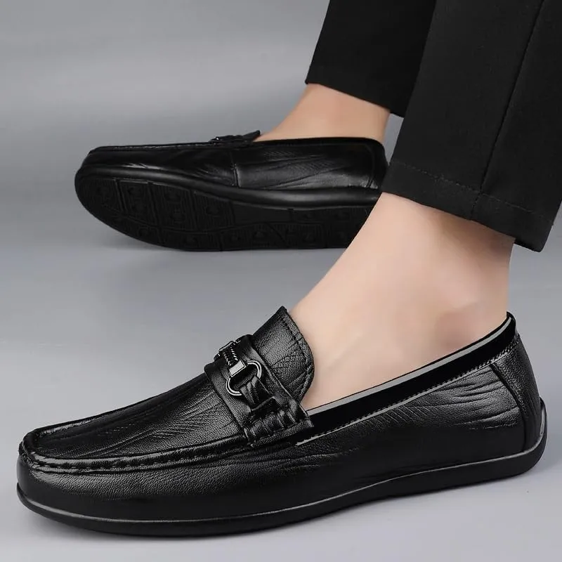Men's Oxfords Shoes Men Flexural Leather Fashion Dress Sneakers for Men