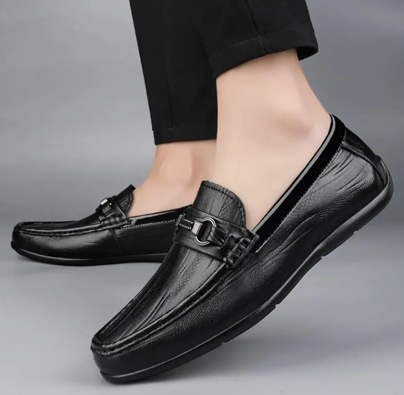 Men's Oxfords Shoes Men Flexural Leather Fashion Dress Sneakers for Men