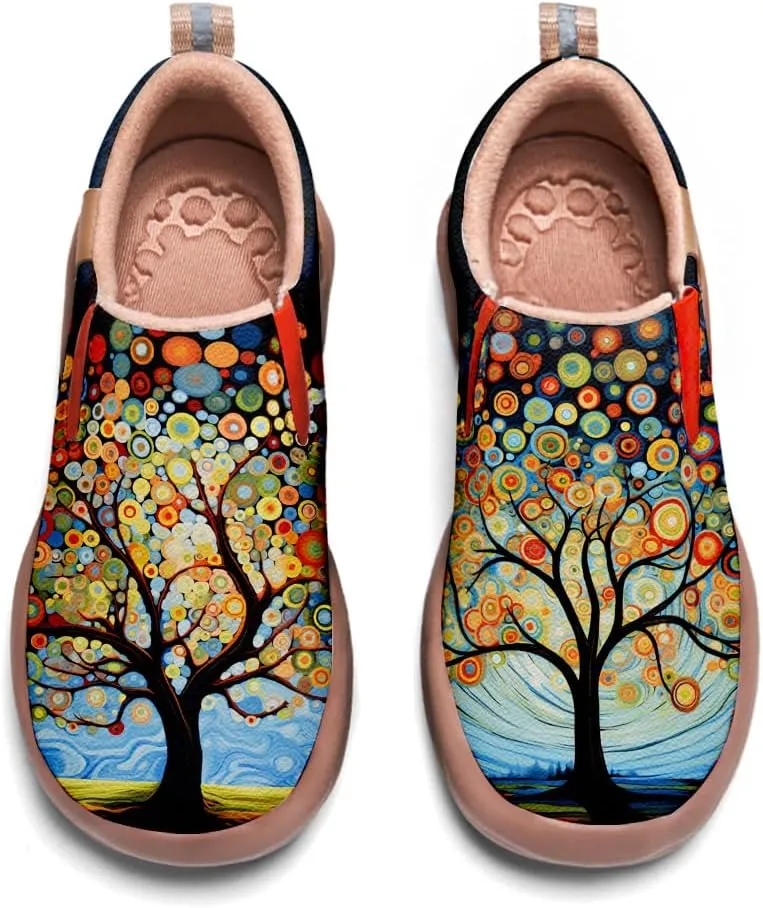 Mens Painted Travel Shoes Casual Loafers Walking Slip-Ons Comfortable Art Fashion Sneakers