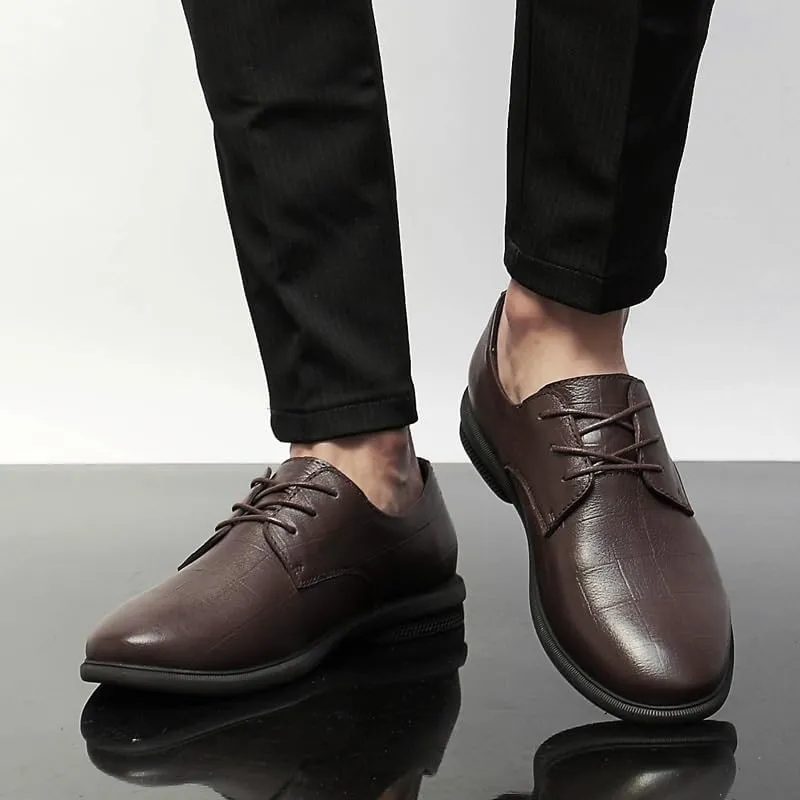 Men's Patent Leather Dress Shoes Business Formal Oxford Shoes Wedding Office Loafers Shoes for Men