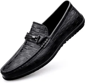 Men's Patent Leather Dress Shoes Men Business Casual Loafers Formal Slip On Oxford Shoes