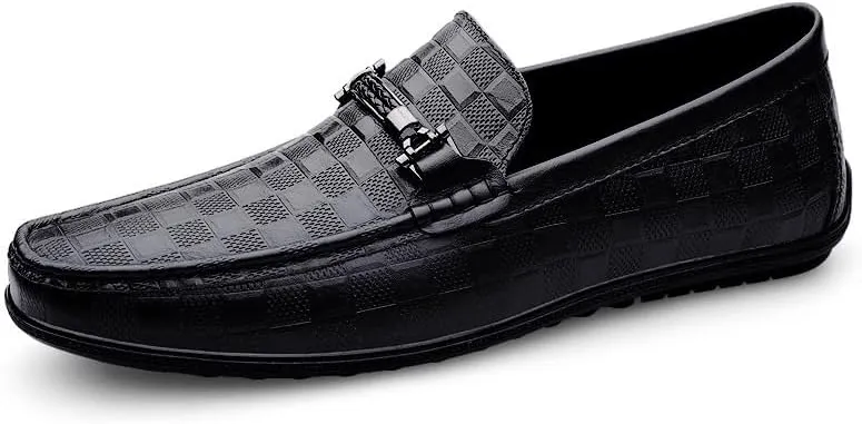 Men's Patent Leather Dress Shoes Men Business Casual Loafers Formal Slip On Oxford Shoes