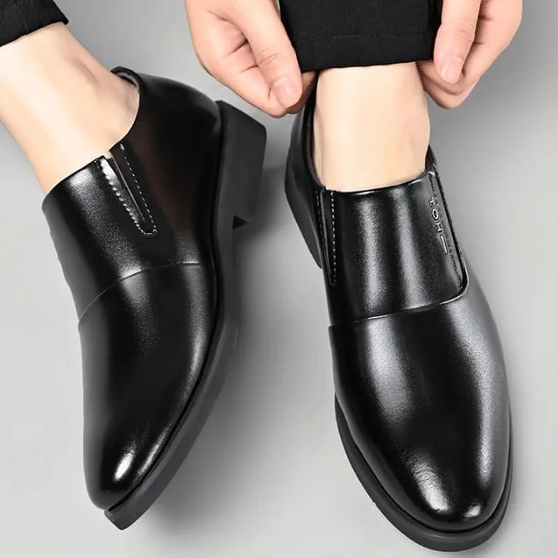 Men's Vintage Spike Dress Slip On Fashion Shoes Formal Slip On Penny Party Loafer Shoes for Men