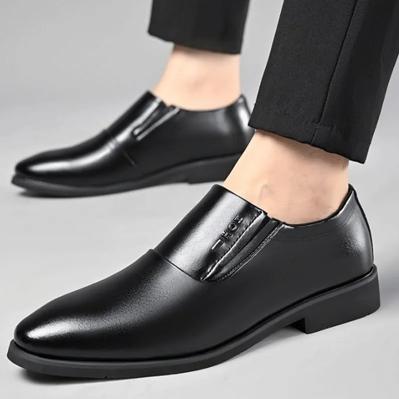 Men's Vintage Spike Dress Slip On Fashion Shoes Formal Slip On Penny Party Loafer Shoes for Men