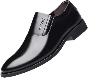 Men's Vintage Spike Dress Slip On Fashion Shoes Formal Slip On Penny Party Loafer Shoes for Men