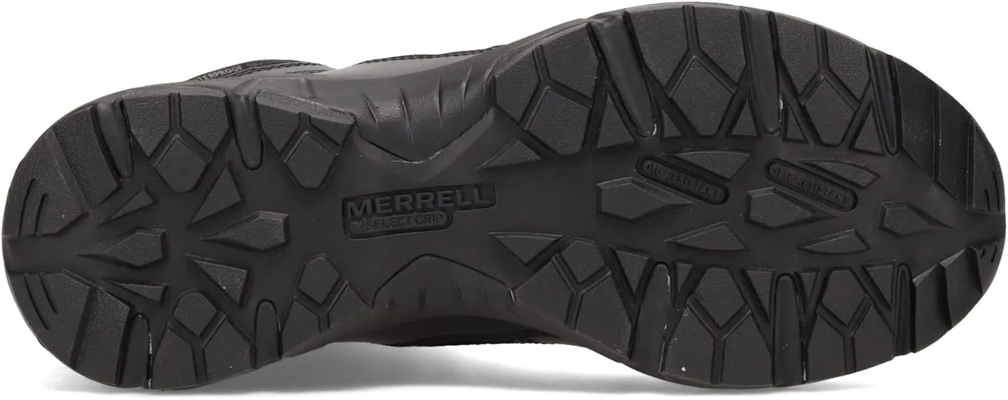 Merrell Men's Fullbench Mid Tactical Boots, Breathable & Waterproof Coated Leather Hiking Shoes Military