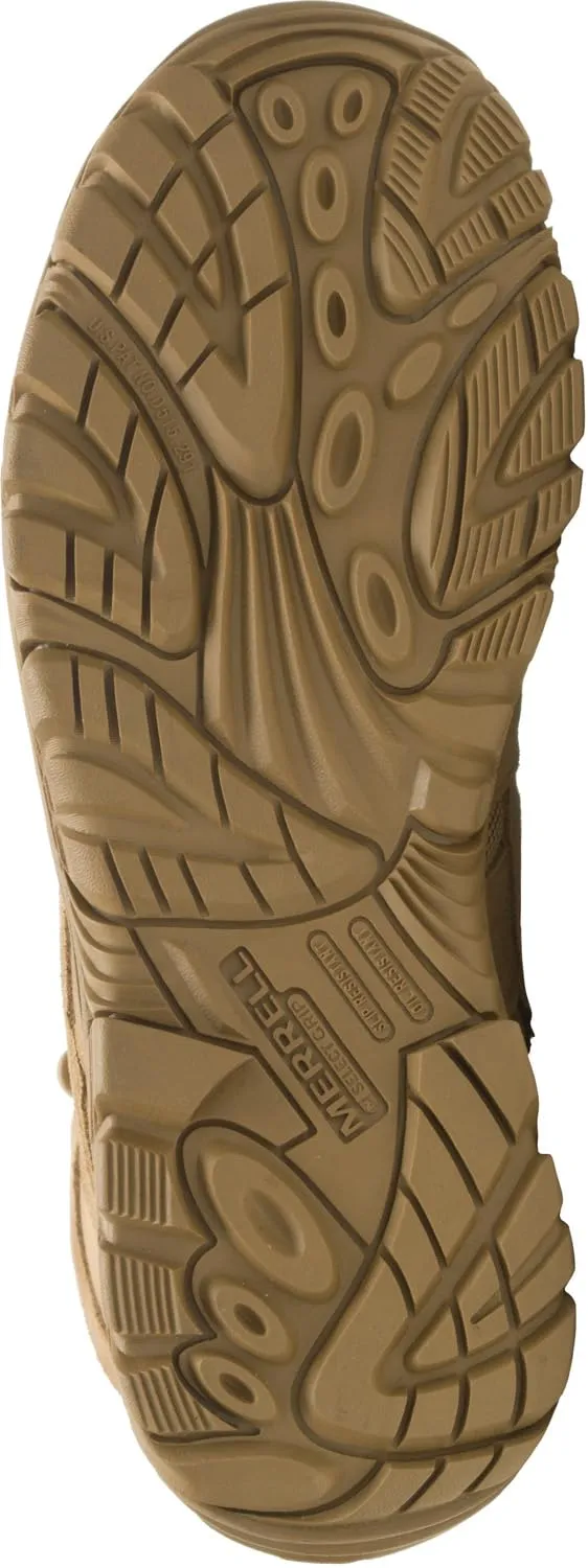 Merrell Men's Windoc Waterproof Steel Toe Mid Construction Boot, Brown, 8.5
