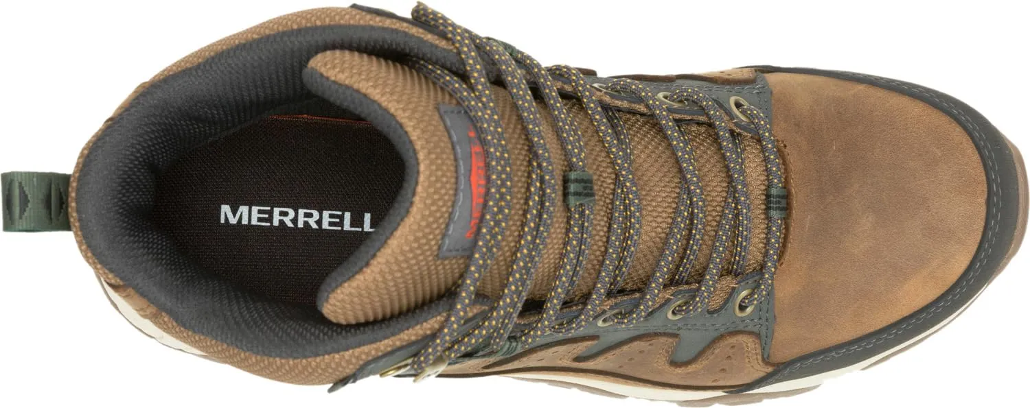 Merrell Men's Windoc Waterproof Steel Toe Mid Construction Boot, Brown, 8.5