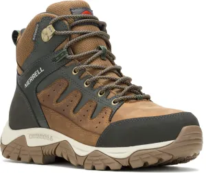 Merrell Men's Windoc Waterproof Steel Toe Mid Construction Boot, Brown, 8.5