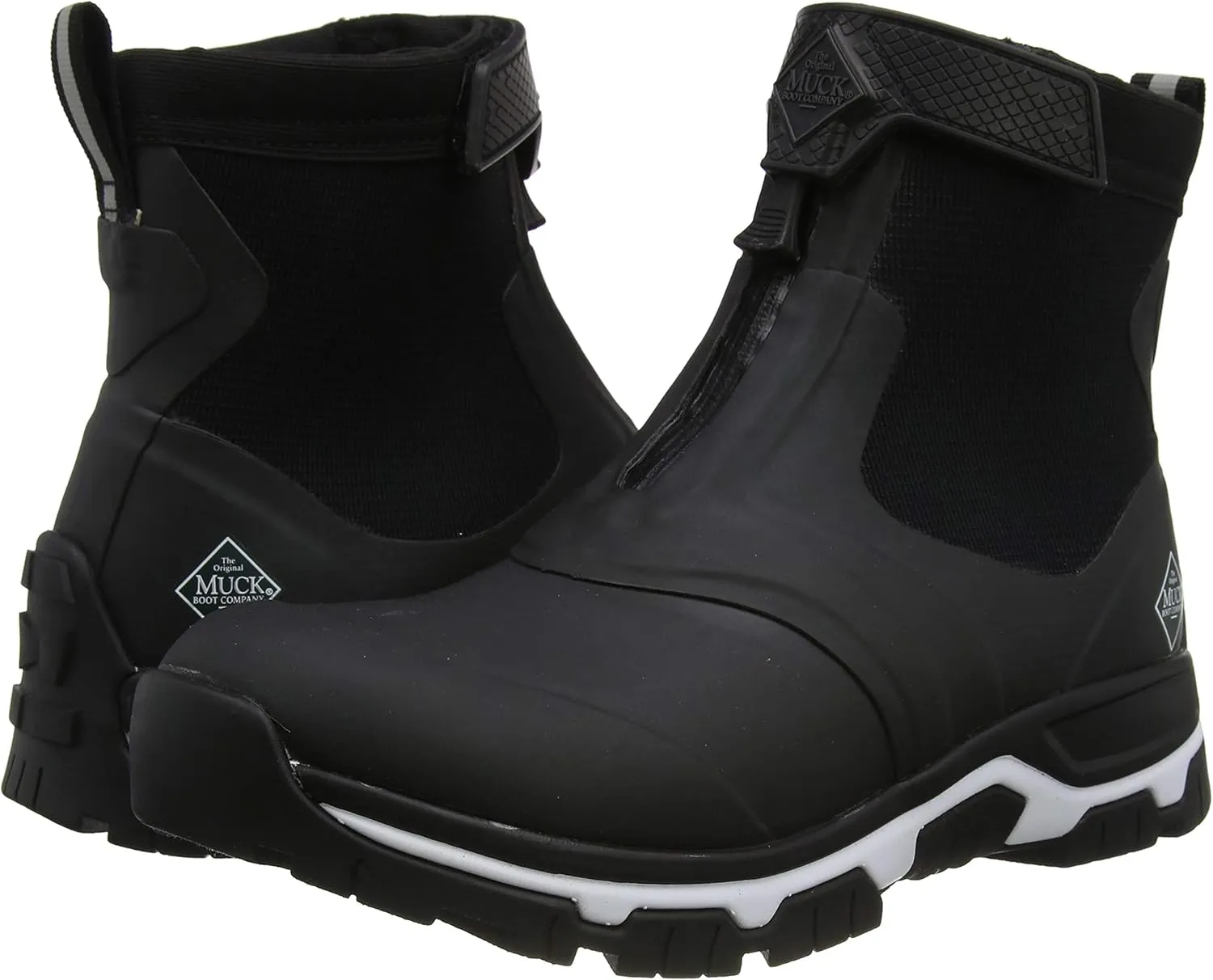 MUCK Women's Apex Zip High-Performance Waterproof Short Ankle Rubber Hiking Boots