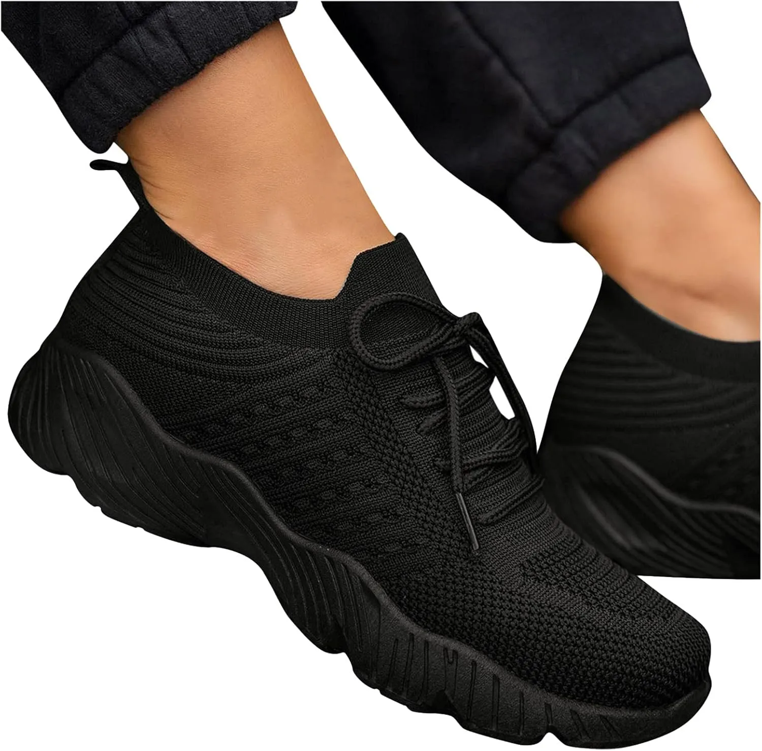 Mules for Women Flats Platform Sneakers for Women Black Casual Shoes for Women Comfortable Dressy Slip on Black Loafers Women Black Sneakers for Women
