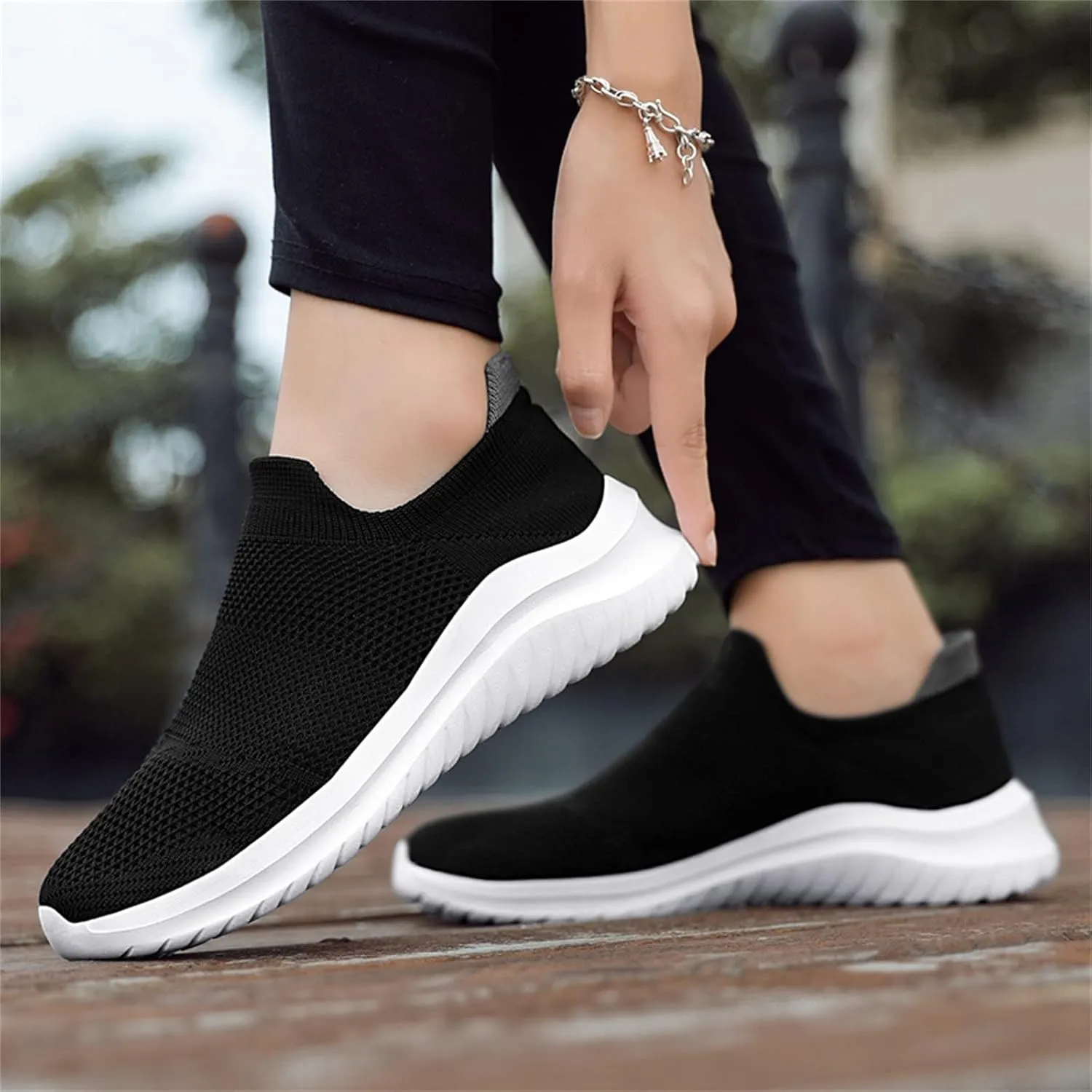 Mules for Women Flats Platform Sneakers for Women Black Casual Shoes for Women Comfortable Dressy Slip on Black Loafers Women Black Sneakers for Women