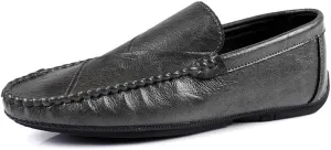 New Mens Loafers Shoe Round Toe Vegan Leather Driving Style Loafer Flexible Comfortable Anti-Slip Outdoor Classic Slip-ons