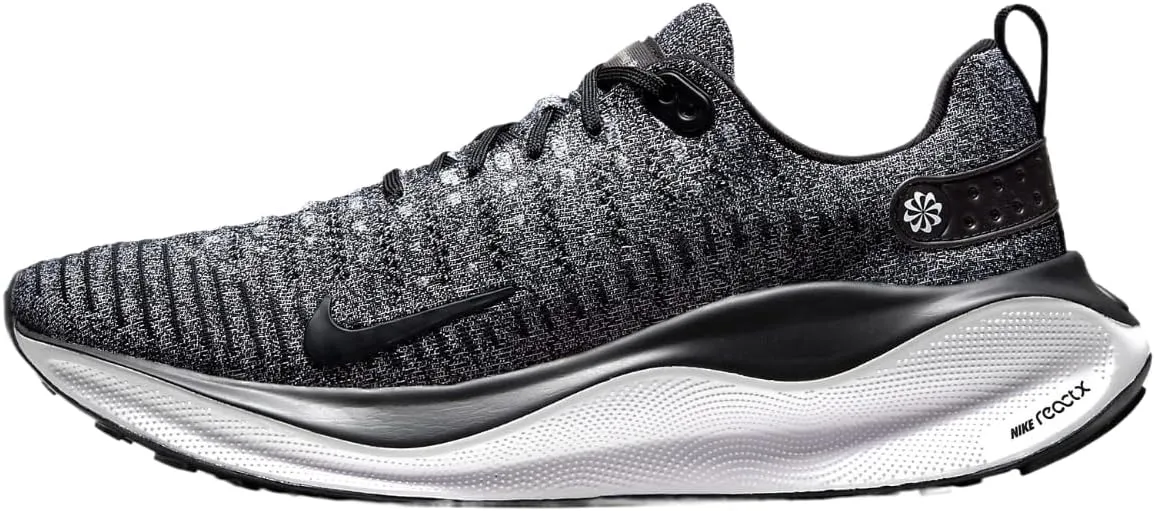 Nike InfinityRN 4 Men's Road Running Shoes (DR2665-003, Black/White/Black) Size 12