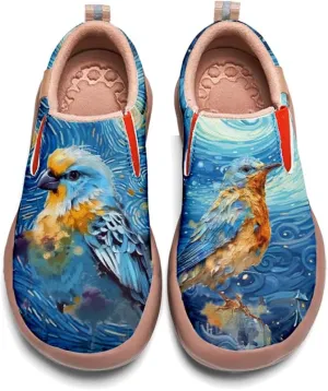 Onehorse Women's Slip-On Walking Casual Loafers Comfortable Painted Travel Shoes
