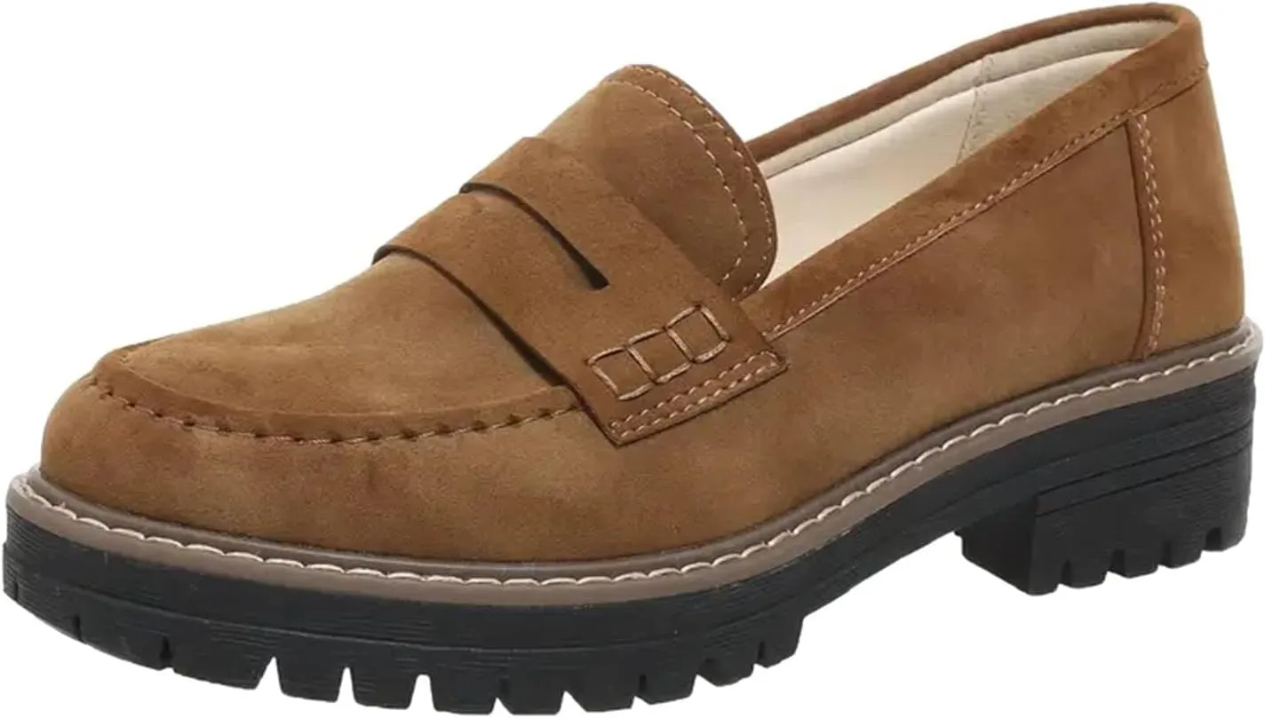 Orthoture-Orthopedic Platform Loafers for Women Casual Comfort Soft Orthoture Shoes Round Toe Flats Walking Shoes