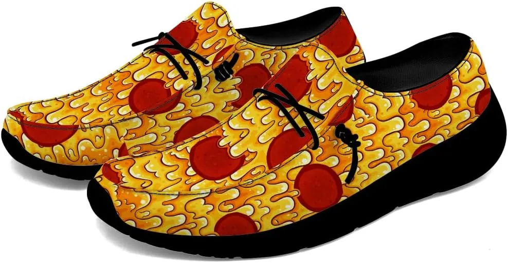 Pizza Shoes Women Men Loafers Slip-on Shoes Gifts for Women Men