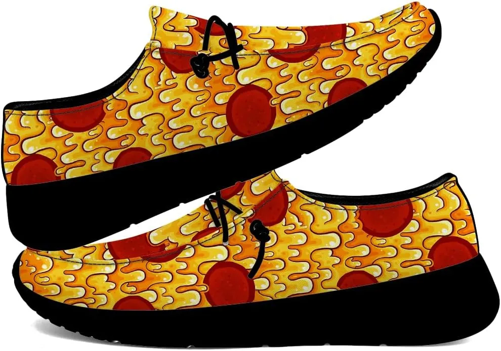 Pizza Shoes Women Men Loafers Slip-on Shoes Gifts for Women Men