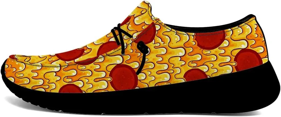 Pizza Shoes Women Men Loafers Slip-on Shoes Gifts for Women Men