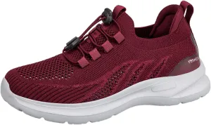 Plantar Fasciitis Shoes Women Non Slip Women's Hiking Shoes Wide Toe Box Walking Shoes Women Arch Support Slip On Sneakers Wide Toe Box Gym Shoes Women Black Comfy Shoes Women Work