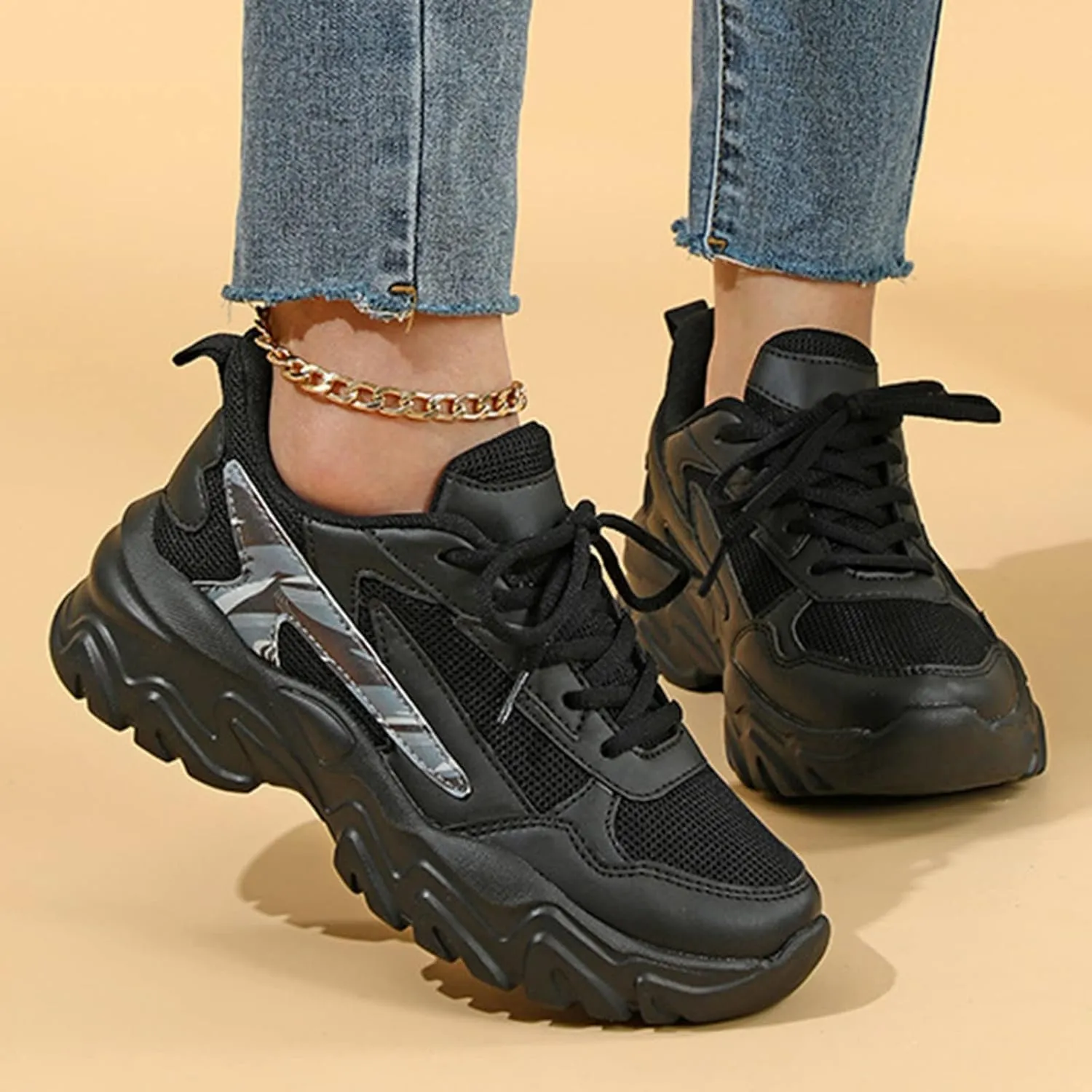 Platform High Top Sneakers for Women Fashion Zapatillas Para Mujer Elegantes Canvas Shoes for Women Fall Platform Sneakers for Women 2023 Zapatillas OrtopéDicas Para Mujer De Vestir