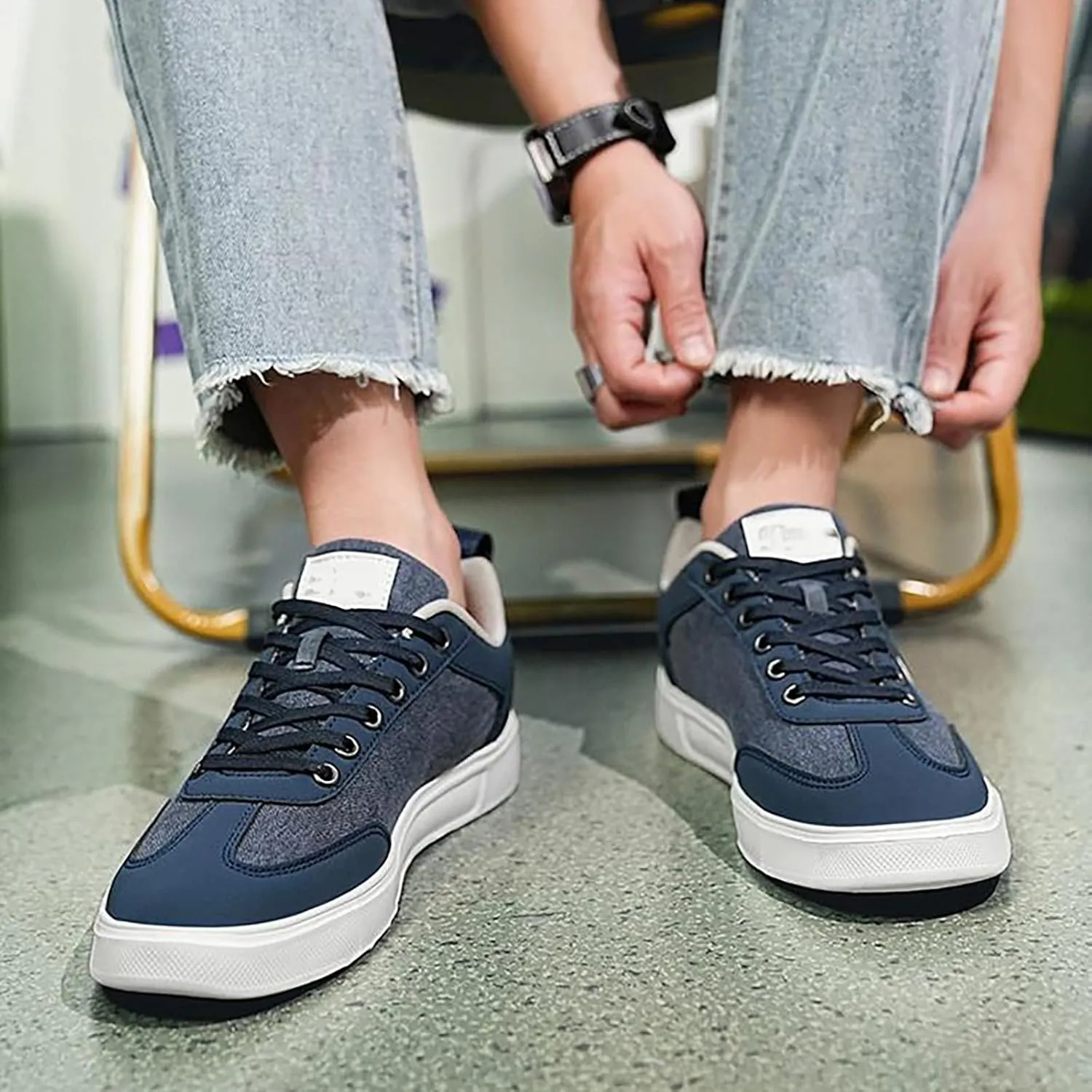 Platform Sneakers for Women Wide with Womens Casual Shoes Women's White Fashion Sneakers Wide Toe Box Trendy Casual Womens Loafers Womens Fashion Sneakers